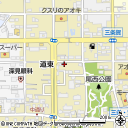 愛知県一宮市三条道東84周辺の地図