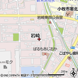 愛知県小牧市岩崎591周辺の地図