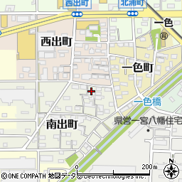 愛知県一宮市南出町36周辺の地図