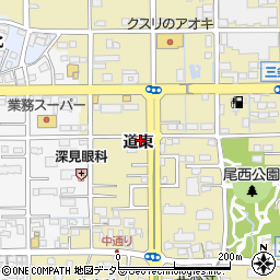 愛知県一宮市三条道東41周辺の地図
