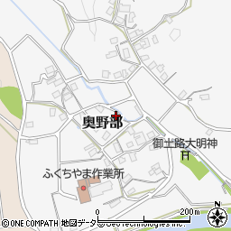 京都府福知山市奥野部197周辺の地図