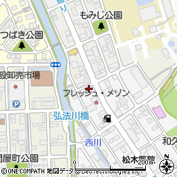 オオツキ福知山店周辺の地図