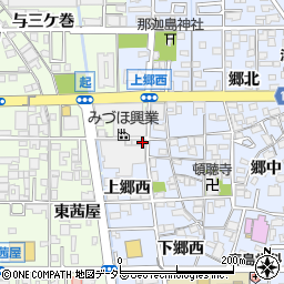 愛知県一宮市小信中島上郷西23周辺の地図