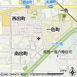 愛知県一宮市南出町26周辺の地図
