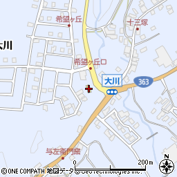 岐阜県瑞浪市陶町大川781周辺の地図