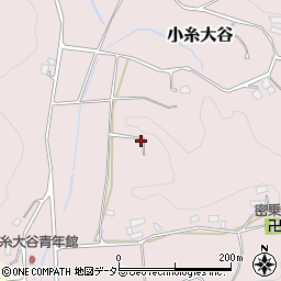 千葉県君津市小糸大谷周辺の地図