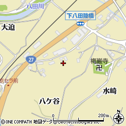 京都府綾部市下八田町（光味）周辺の地図