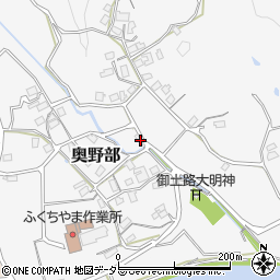 京都府福知山市奥野部170周辺の地図