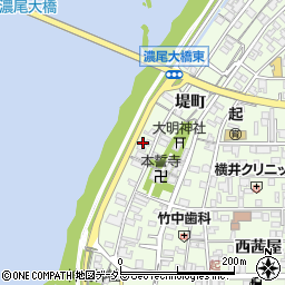 愛知県一宮市起堤町131周辺の地図