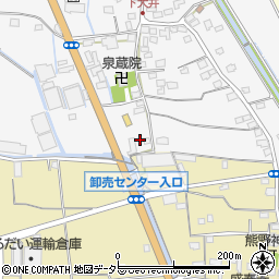 神奈川県小田原市下大井383周辺の地図