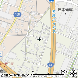 愛知県小牧市村中1320-1周辺の地図