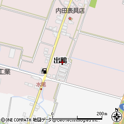 滋賀県高島市鴨（出鴨）周辺の地図