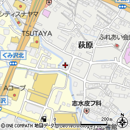 静岡県御殿場市萩原107周辺の地図