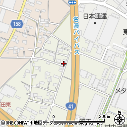 愛知県小牧市村中1327-1周辺の地図
