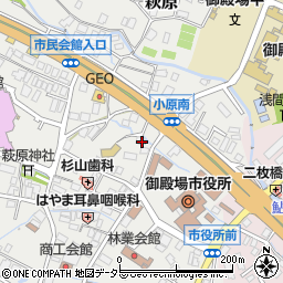 静岡県御殿場市萩原477周辺の地図