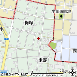 愛知県一宮市千秋町加納馬場梅塚113周辺の地図