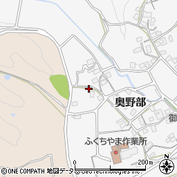 京都府福知山市奥野部329周辺の地図