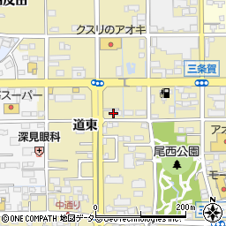 愛知県一宮市三条道東64周辺の地図
