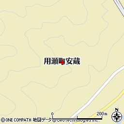 鳥取県鳥取市用瀬町安蔵周辺の地図