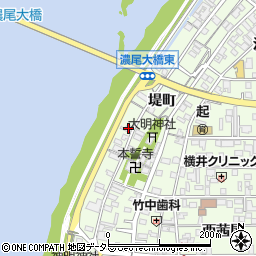 愛知県一宮市起堤町128周辺の地図