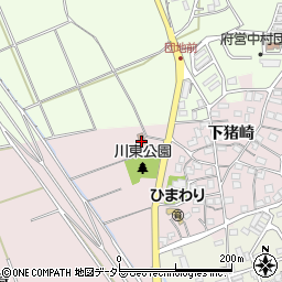 福知山市立　庵我児童館周辺の地図