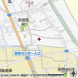 神奈川県小田原市下大井周辺の地図