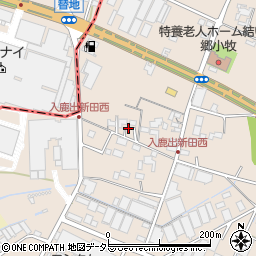 愛知県小牧市入鹿出新田747周辺の地図