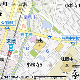 三菱ＵＦＪ銀行西友味岡店 ＡＴＭ周辺の地図