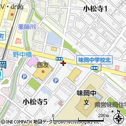 愛知県小牧市小松寺5丁目29周辺の地図