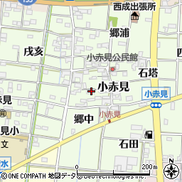 愛知県一宮市小赤見846周辺の地図