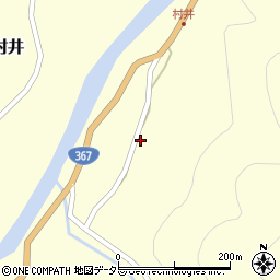 滋賀県高島市朽木村井180周辺の地図