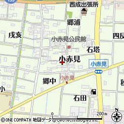 愛知県一宮市小赤見838-2周辺の地図