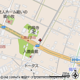 愛知県小牧市入鹿出新田478周辺の地図