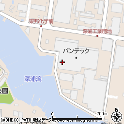 神奈川県横須賀市浦郷町周辺の地図