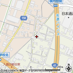 愛知県小牧市村中1323周辺の地図