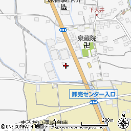神奈川県小田原市下大井387周辺の地図
