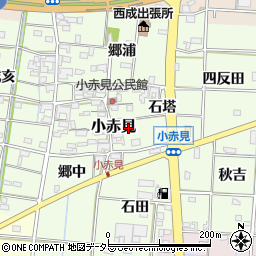 愛知県一宮市小赤見690周辺の地図