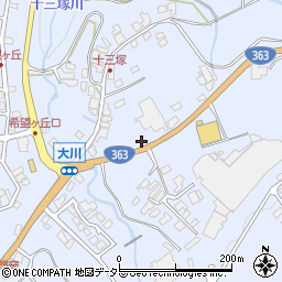 岐阜県瑞浪市陶町大川818周辺の地図