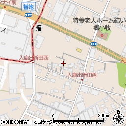 愛知県小牧市入鹿出新田748周辺の地図