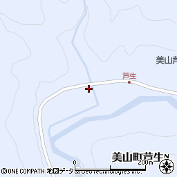 京都府南丹市美山町芦生スケ尻周辺の地図