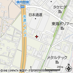 愛知県小牧市横内678周辺の地図