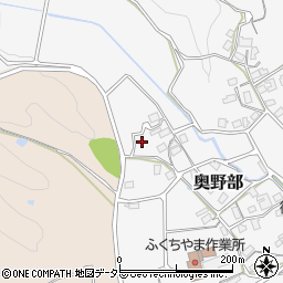 京都府福知山市奥野部392-2周辺の地図