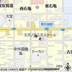 愛知県一宮市大和町馬引焼野87周辺の地図