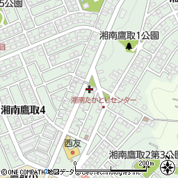神奈川県横須賀市湘南鷹取周辺の地図