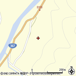 滋賀県高島市朽木村井158周辺の地図