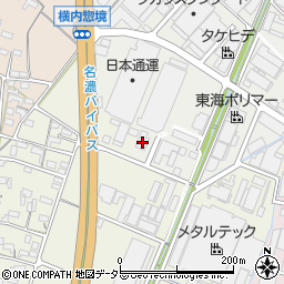 愛知県小牧市横内678-1周辺の地図