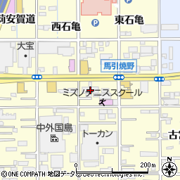 愛知県一宮市大和町馬引焼野88周辺の地図
