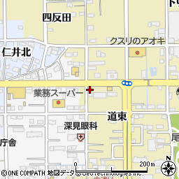 愛知県一宮市三条道東45周辺の地図