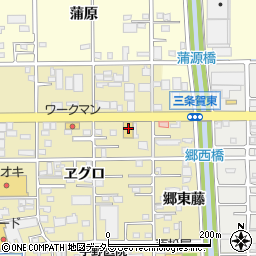 愛知トヨタＷＥＳＴ　一宮三条店周辺の地図