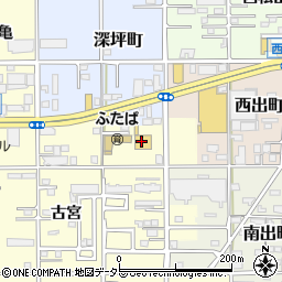 ダイソー一宮大和店周辺の地図